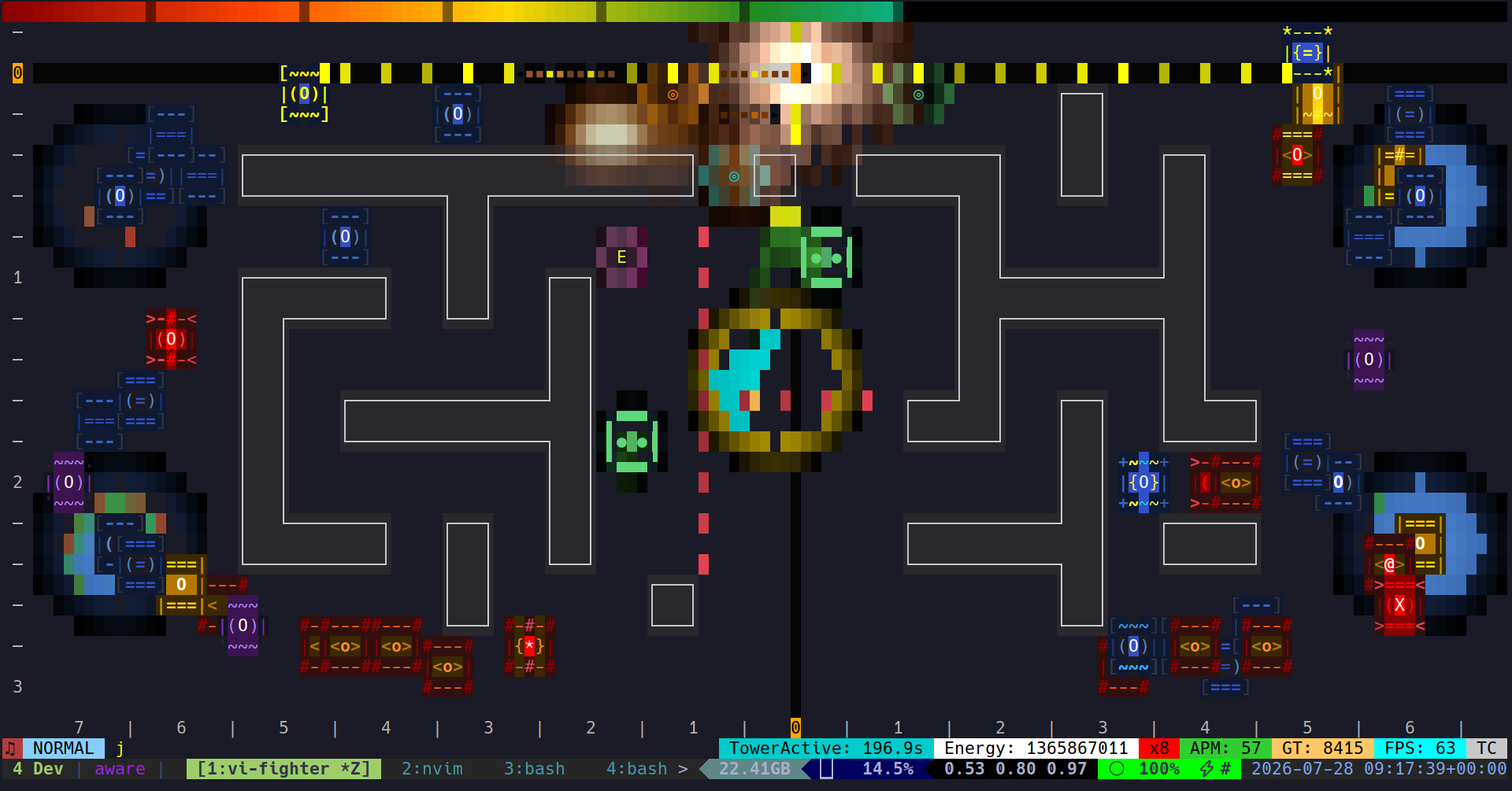 Ember in tower defense map
